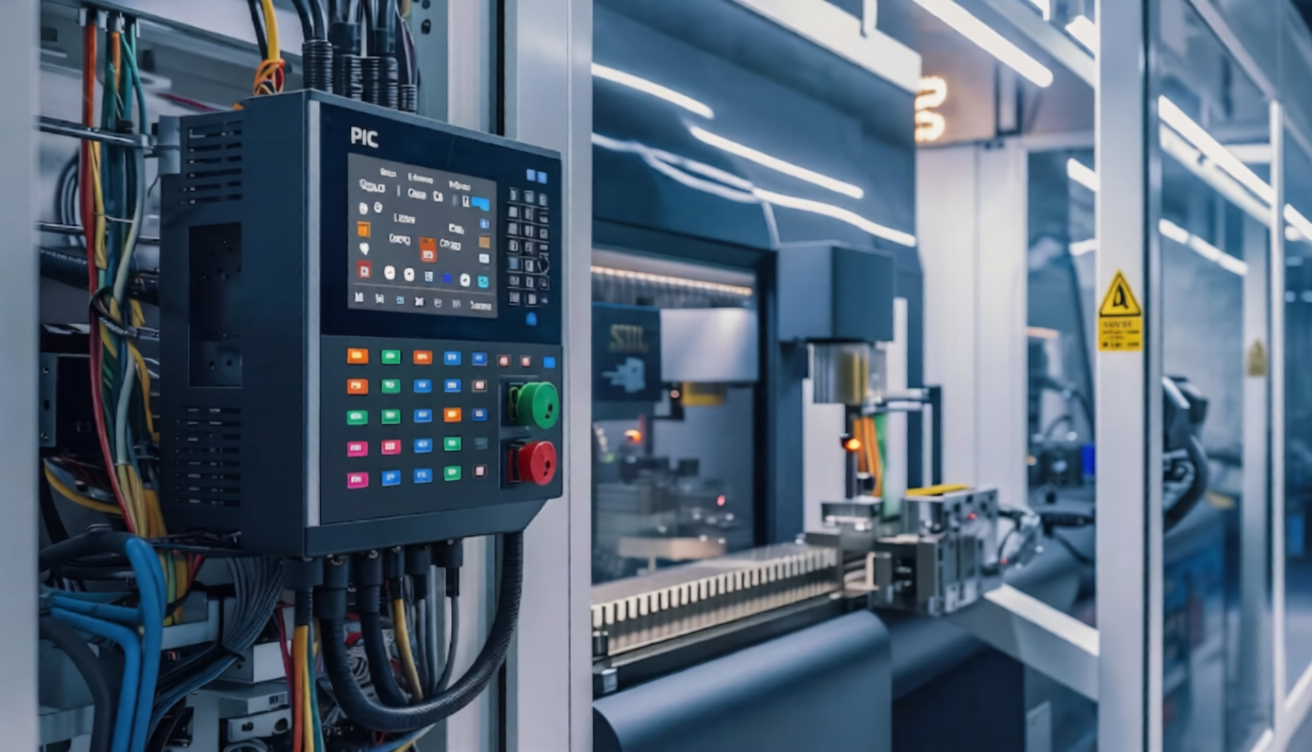 Spot robot equipped for visual, thermal, and acoustic inspection next to an industrial motor
