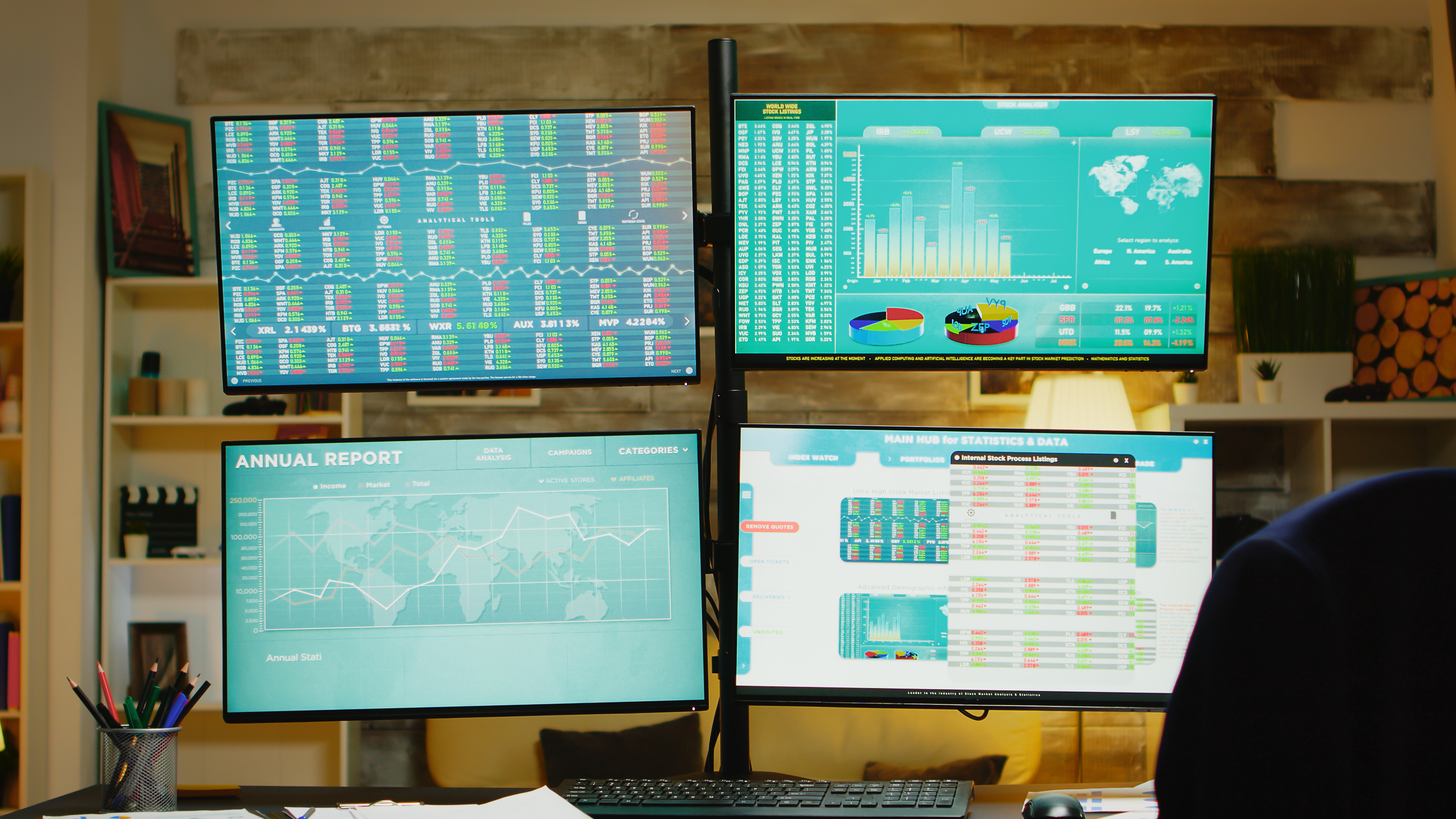 A woman views alerts overlaid on a facility map in Orbit